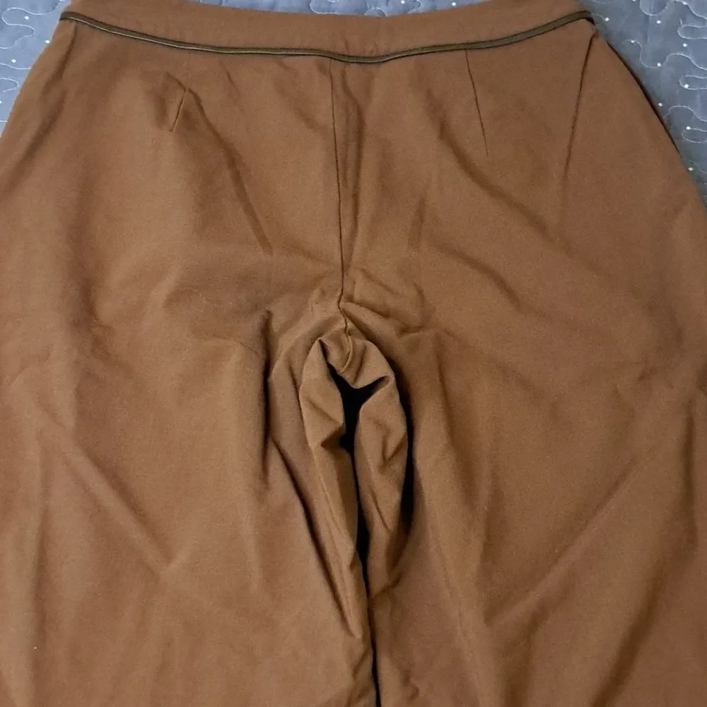 Katherine Kelly brown lined ankle pants size 10